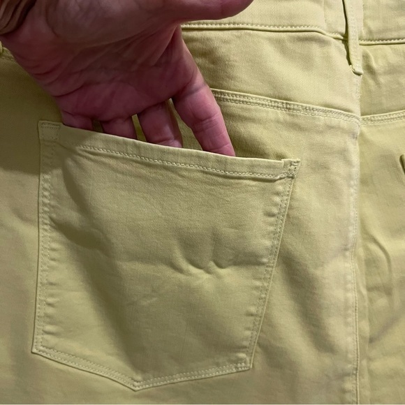 NWT Pistola Stretch Zipper Jeans Shorts in Limeade 24W - Picture 4 of 13